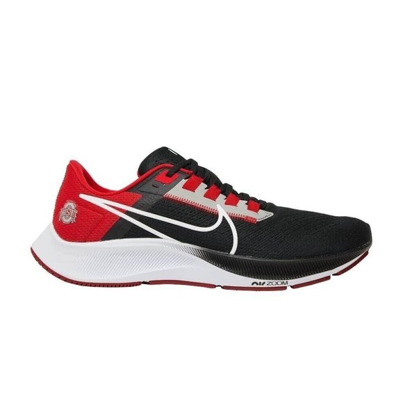 Nike Air Zoom Pegasus 38 OSU Ohio State Buckeyes Shoes Men DJ0837-001 - Picture 3 of 16